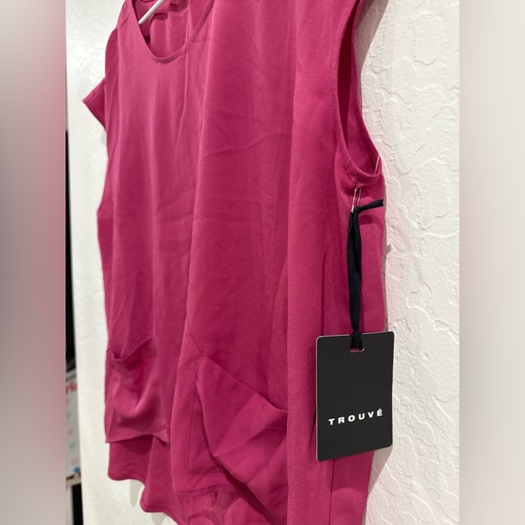 NWT Trouvé s/s blouse from Nordstrom size L - Picture 2 of 5